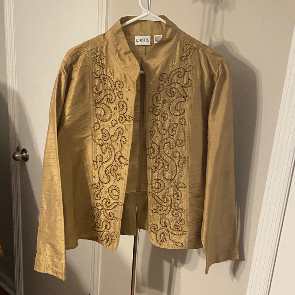 Chicos Silk Jacket - image 1